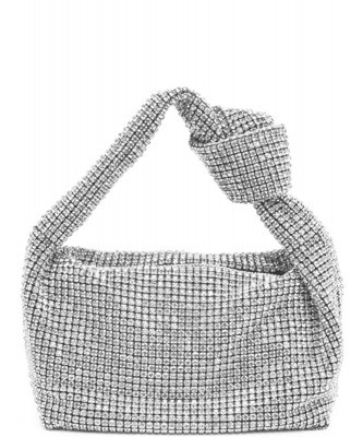 Rhinestone Quinn Evening Bag 27357-UE SILVER